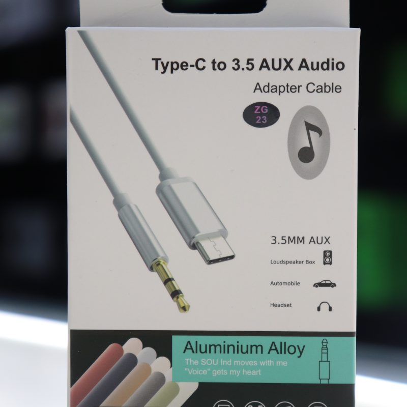 Type-C to 3.5 AUX Audio Adapter Cable